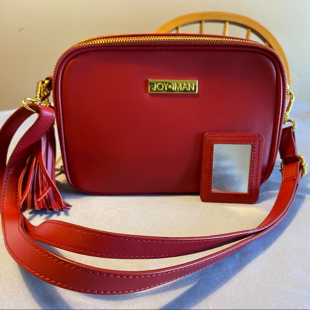 Joy & Iman Leather Cross Body Bag With RFID